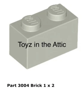Lego 1x 3004 Ladrillo Gris Claro 1 x 2 Gamma Laser Craft 6891 - Imagen 1 de 1