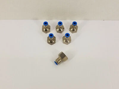 (Lot of 6) Festo QSF-3/8-6-B (190652) Push-In Fitting - (G3/8 Threaded, 6mm) - Image 1 of 4