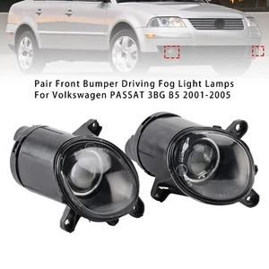 Pair Front Bumper Driving Fog Light Lamps For Volkswagen PASSAT 3BG B5 01-05 QZ - Picture 1 of 11