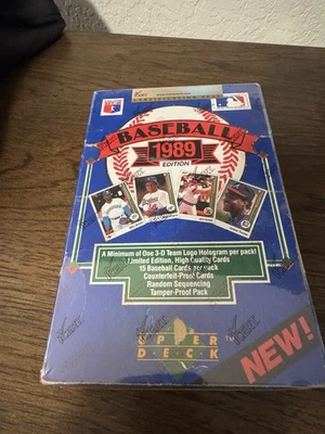1989 cubierta superior béisbol caja sellada serie baja 36 paquetes Ken Griffey Jr novato Foto 1 de 4