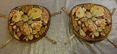 X2 ORIGINAL ERCOL SEAT PADS FOR QUAKER,GOLDSMITH & FLEUR DE LYS DINING CHAIRS. - Image 1 of 4