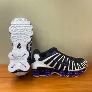 Nike Shox TL Mens Size 10 Athletic Shoes 'Black Court Purple' AV3595-008 - Picture 1 of 10