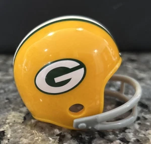 Green Bay Packers Mini Helmet 2-Bar Riddell 2” Pocket Pro Throwback - Picture 1 of 6