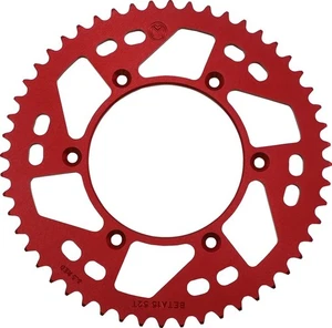 Moose Rear Aluminum Sprocket 52T Red Beta - Picture 1 of 1