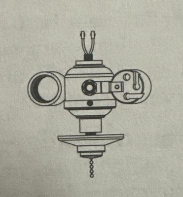 Monte Carlo Linden 52" - Brushed Nickel - LIGHT ELECTRICAL FIXTURE - NO GLASS - Image 1 of 2