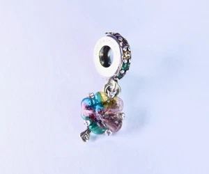 Pandora Sterling Silber Togetherness Baum Murano Glas Dangle Charm 790768C01 - Bild 1 von 3