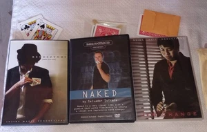 Lote de 3 DVD con tarjetas Gaff - Tarjeta Magic Uspcc Bicicleta Dentro Magic Naked Sufrate - Imagen 1 de 4