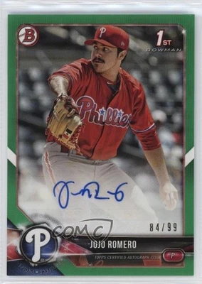 2018 Bowman Prospect Auto Green /99 JoJo Romero #PA-JR Auto - Image 1 of 2