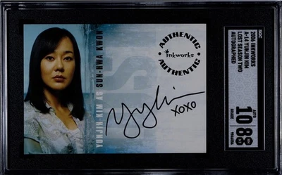 2006 Inkworks Lost Season 2 #A-14 Yunjin Kim as Sun-Hwa Kwon SGC 8 Auto Grade 10 - Image 1 of 3