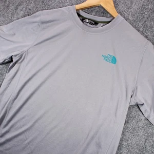 Camisa Top The North Face Active Para Hombre M Gris Rendimiento Elastizada Exterior #AB575 - Imagen 1 de 5