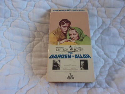 THE GARDEN OF ALLAH VHS MAGNETIC VIDEO MARLENE DIETRICH CHARLES BOYER ROMANCE - Image 1 of 4