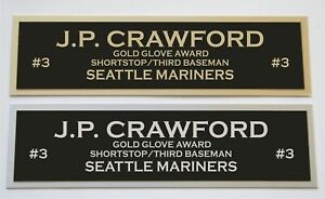 JP Crawford Mariners nameplate for signed autographed baseball jersey photo 