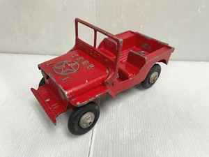 JEE OGLESBY PERÚ ROJO ALUMINIO FUNDIDO WILLY'S TOYS AÑOS 50 VINTAGE - Imagen 1 de 22
