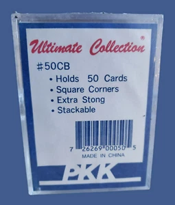 PKK Ultimate Collection 50 Count 2-Piece Box Card Storage Case #50 Count Box NEW - Picture 1 of 7