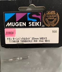 Titanium turnbuckle rod 35mm MBX5 E0808 Mugen Seiki - Imagen 1 de 1