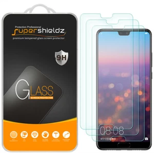 3X Supershieldz for Huawei P20 Tempered Glass Screen Protector Saver - Picture 1 of 5