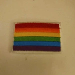 Rainbow LGBT Pride Patch Embroidered Iron On Badge  - Picture 1 of 2