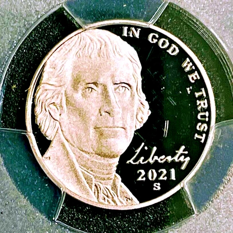 2021 Liberty Nickel 5C 5 Cents PCGS PR69 DCAM 2021-S Deep Cameo Proof 1st STRIKE Cover