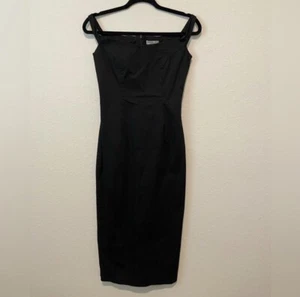 Vintage 90s Oscar de la Renta Designer Fernando Garcia Sleeveless Midi Dress - Picture 1 of 12