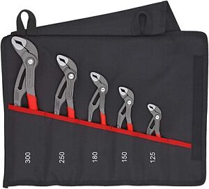 Knipex 00 19 55 S5 5 Piece Cobra Pliers Set with Tool Roll
