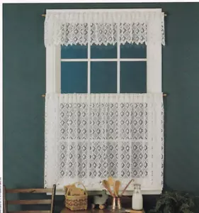 Crochet Pattern CAFE' CURTAIN Instructions - Picture 1 of 2