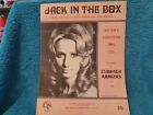 SHEET MUSIC  JACK IN THE BOX Clodagh Rogers