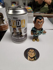 Funko Vinyl Soda DC Comics Black Adam with Blue Glow CHASE /2,500 w/ Disc/Can - Picture 1 of 2