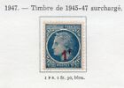 Timbres de France - Page de 15 timbres neufs sur charnière (Lot réf. 64) 1947