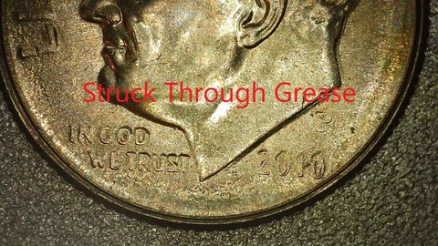 2016-P Roosevelt Dime Error Struck Through Grease Die Chips D051 Cover