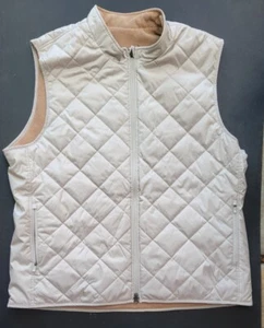 Nike Reversible Synthetic Fill Golf Vest Men's Size 2XL Cream/Camel CK6074 236 - Picture 1 of 13