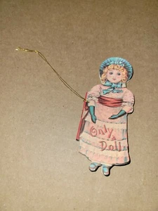 Antico libro vintage Merrimack Helen Marion Burnside solo a forma di bambola - Foto 1 di 3