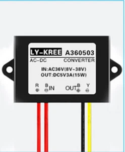 AC-DC Buck Converter Step Down Module Power Supply AC 36V to DC5V 3A - Picture 1 of 1