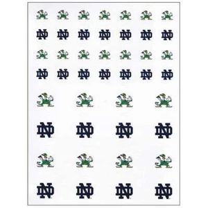 Notre Dame Fighting Irish Small Sticker Sheet - 2 Sheets - Picture 1 of 1
