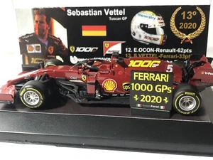 Pitboard 1:43 (Pizarra F1) / Vettel & Leclerc (Ferrari) 2020 / 1000 GPs - Imagen 1 de 3