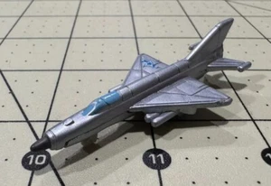 MICRO MACHINES MIG-21 Sliver Military Fighter Jet (A32) - Picture 1 of 14