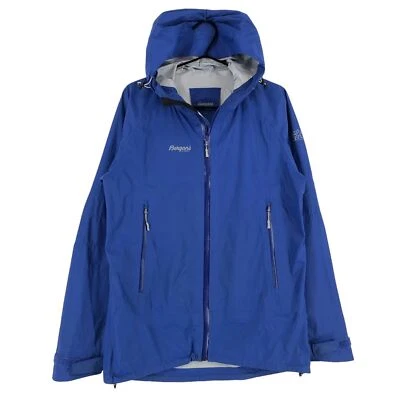 Bergans Of Norway Rain Jacket Coat 5070 Sky Hood Men Size S - Image 1 of 4
