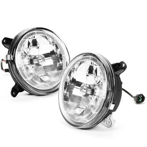 Fog Lights Set w/ Bulbs Clear For Subaru Impreza RS/WRX 02-03 Chrome SU2593106 - Picture 1 of 10