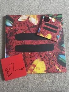 Ed Sheeran = Equals Deluxe Book, Rainbow Swirl Vinyl, CD, Signed Art Card Sealed - Picture 1 of 2