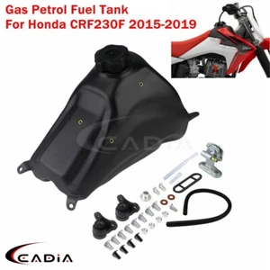 For Honda CRF230F 2015-2019 CRF 230F Off-Road Fuel Gas Tank Kit Tank Cap Black - Picture 1 of 10
