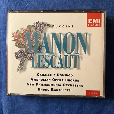 Puccini:Manon Lescaut (CD, 1994,EMI) Domingo*Caballe*Bartoletti Foto 1 de 4