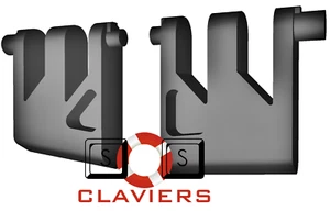 Pieds de remplacement pour clavier Corsair K70 RGB MK.2 - Photo 1/7