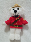 Stuffed Animal House Souvenir of CANADA Royal Plush Bear Canadian Hat 8" Tall