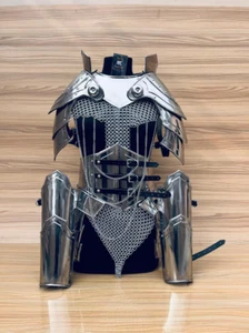 Medieval Knight Women's Body Armor, Women SCA LARP Cosplay Armor costume - Picture 1 of 6