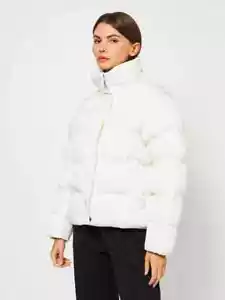 adidas Originals Damen kurze vegane Puffer Jacke weiß IJ8236 - Bild 1 von 6