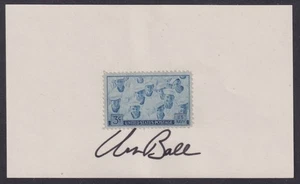 William Ball (1948-), US Secretary of the Navy, signed Navy stamp on card - Picture 1 of 1