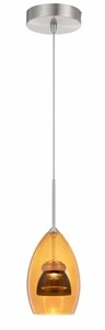 Used Cal Lighting UP-128-AM-SMOCL 6W LED Pendant-4.25 Inches Wide by 13 Inches - Picture 1 of 2
