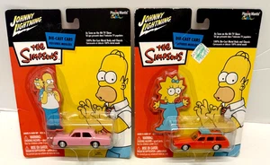 Johnny Lightning The Simpsons MARGE & HOMER'S CARS 1:64 Die-Cast Car 2-Pack - Picture 1 of 4