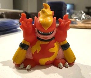 Pokemon Kids Finger Puppet Vinyl Figure Magmortar Go Nintendo Gamefreak Bandai - Picture 1 of 2