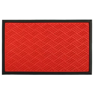 24x36" Orange Gummi Fußmatte Rutschfest Gemustert Indoor Outdoor Teppich - Bild 1 von 11