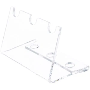 Plymor Clear Acrylic 3 Closed Pen Display Holder, 2.5" H x 4.25" W x 2.5" D - Picture 1 of 1